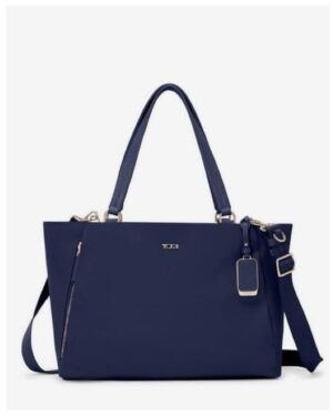 Structured Work Tote — Navy